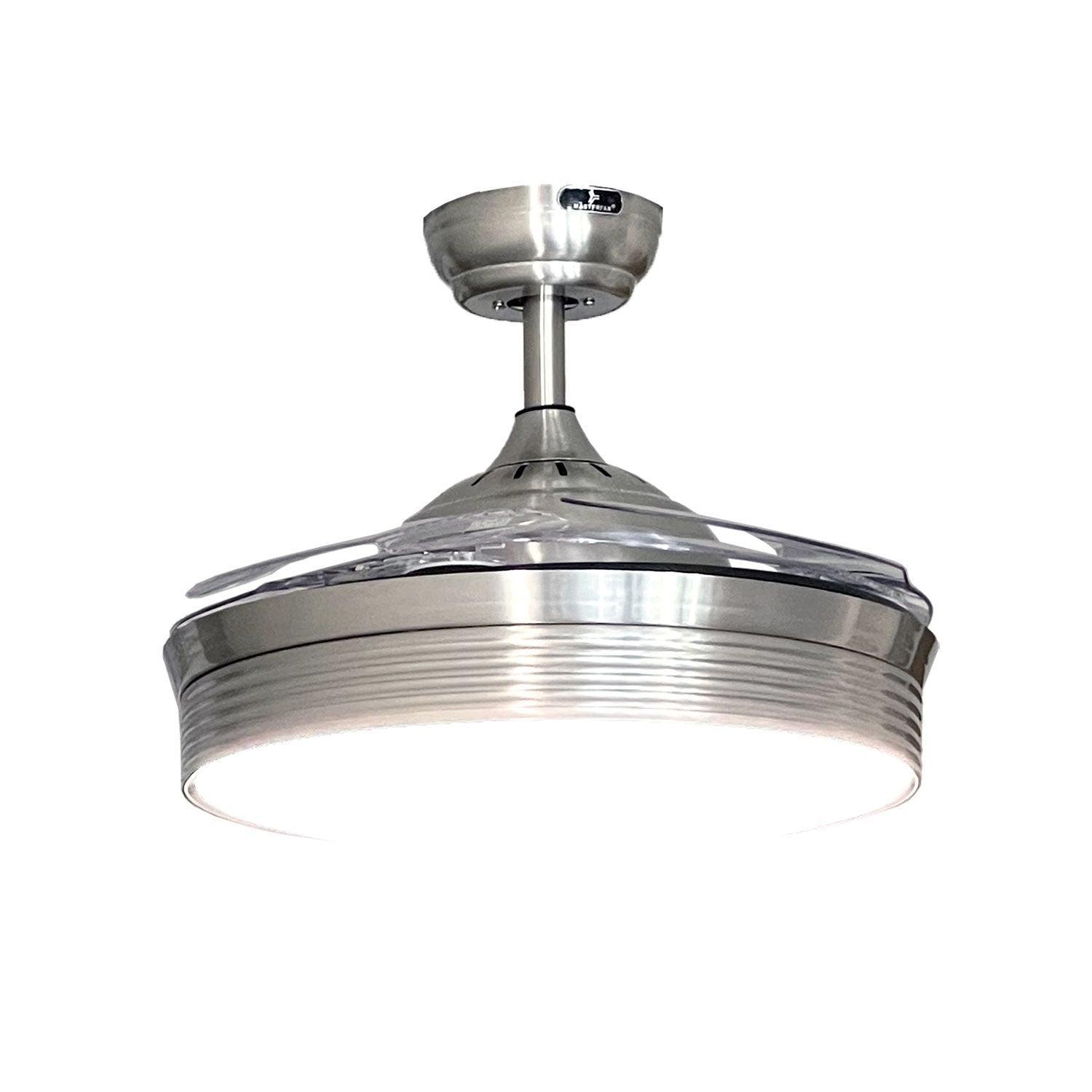 Ventilador Roma 42" Satinado 4 Aspas con Luz LED de 3 Tonos - MASTERFAN